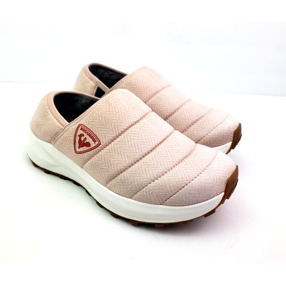Rossignol Rossi Chalet Womens Size 5 Powder Pink Slip On Comfort Slipper Shoes - Picture 1 of 11